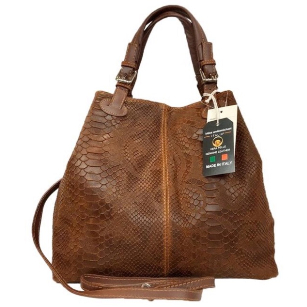 Kidus woldemichael made in Italy leather satchel